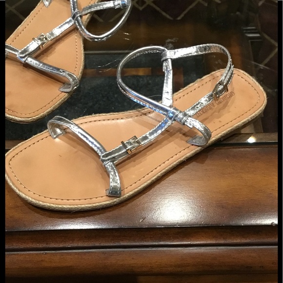 🦋 GIORGIO ARMANI  SANDALS MADE IN ITALY  SIZE 7.5 - Picture 5 of 8
